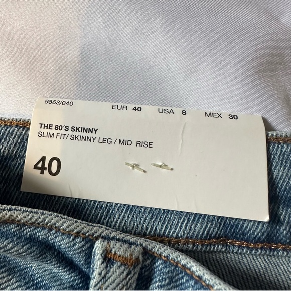 NWT Zara 80s skinny jean - Picture 6 of 6